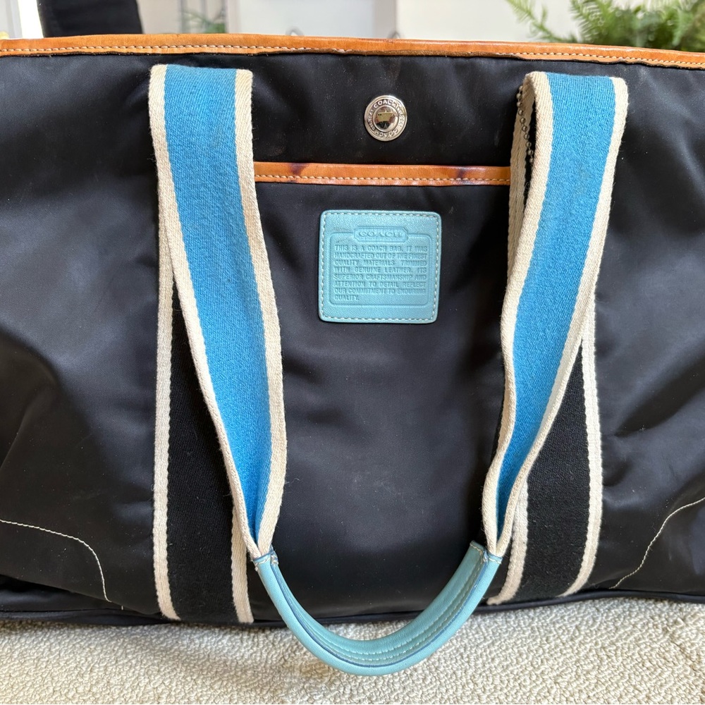 Coach Black and Blue Men's Bag